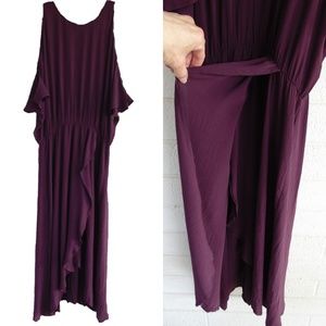 🔥SALE Leith cold shoulder shoulder midi dress medium